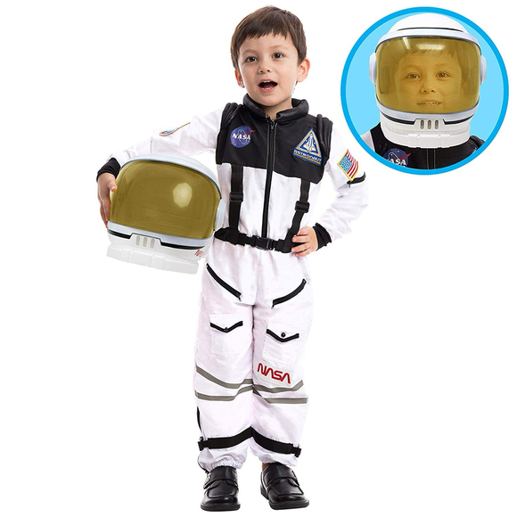 Large 10-12 Spooktacular Astronaut Costume with Helmet - Picture 1 of 1